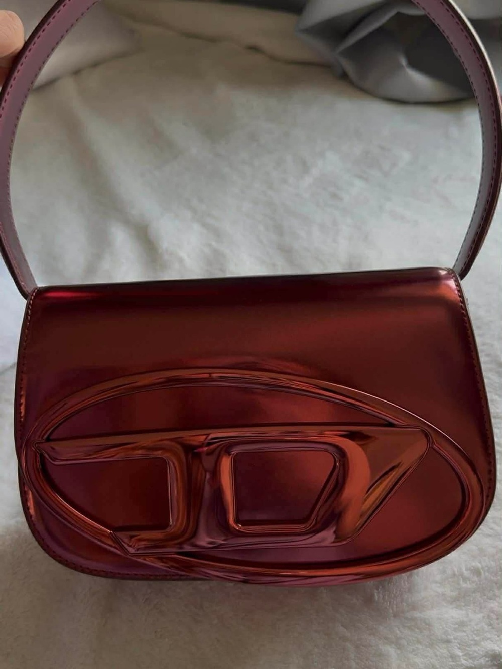 Diesel Red Shoulder Bag
